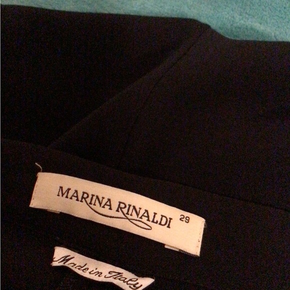 MARINA RINALDI Pants SZ 29 Made In Italy - Picture 6 of 10